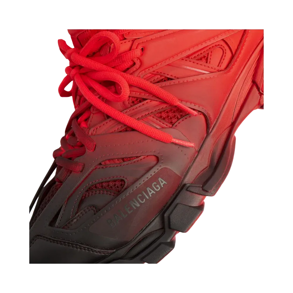 Balenciaga Track Gradient Sneaker In Red