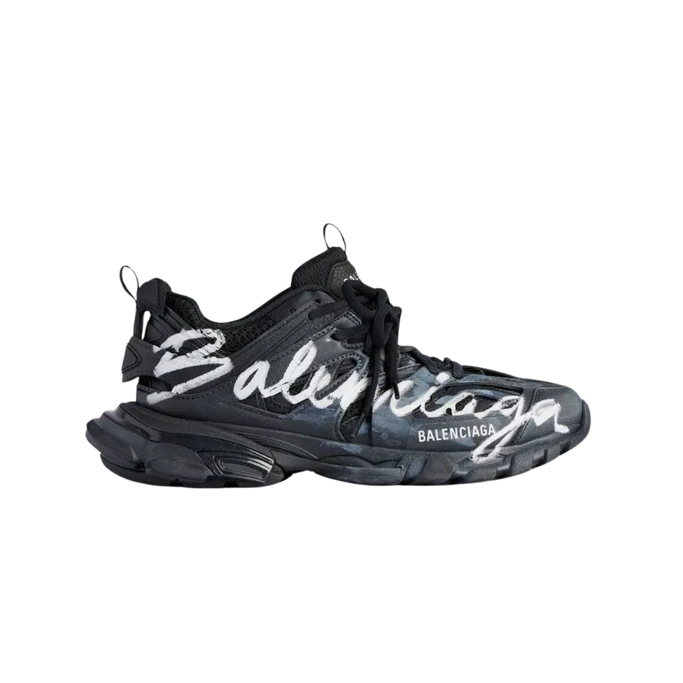 Balenciaga Track Sneaker Signature - Black White