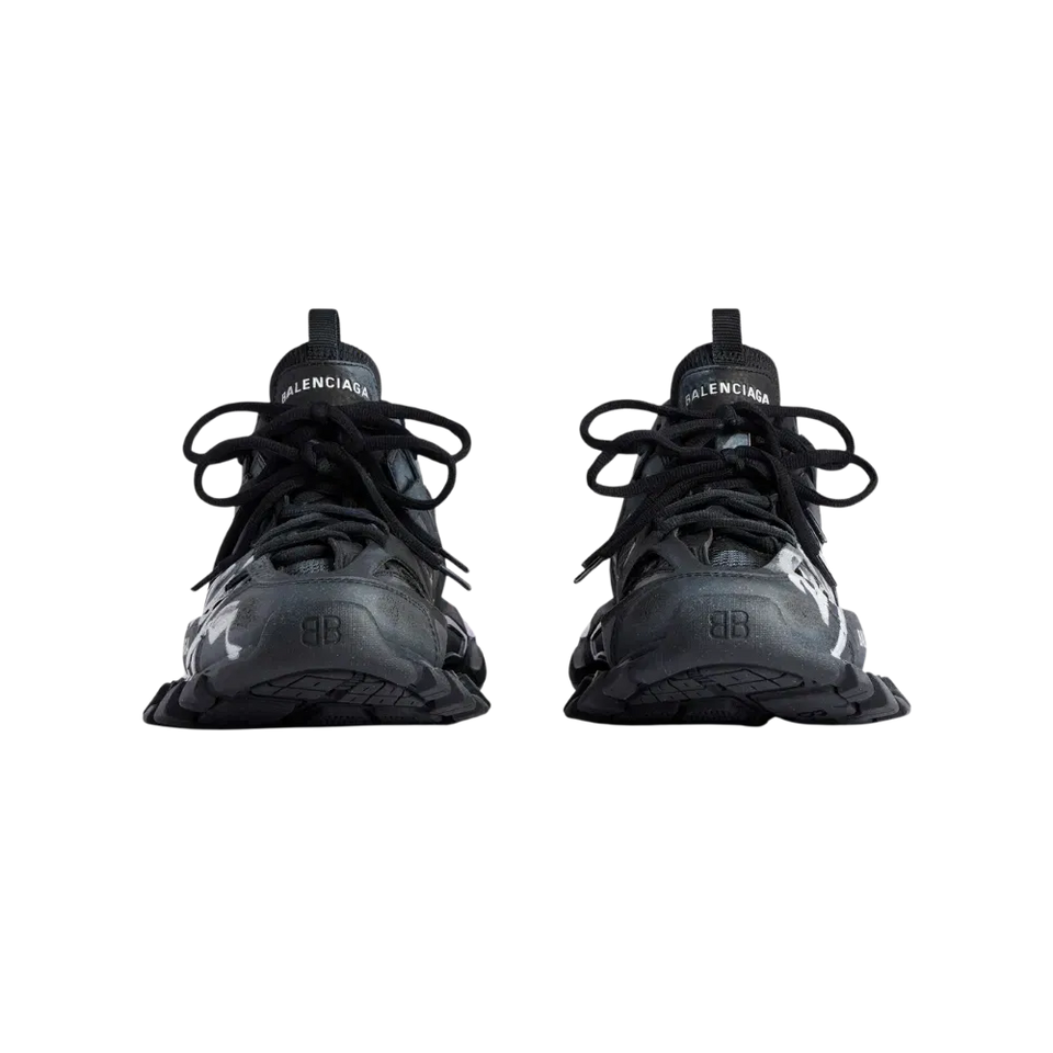Balenciaga Track Sneaker Signature - Black White