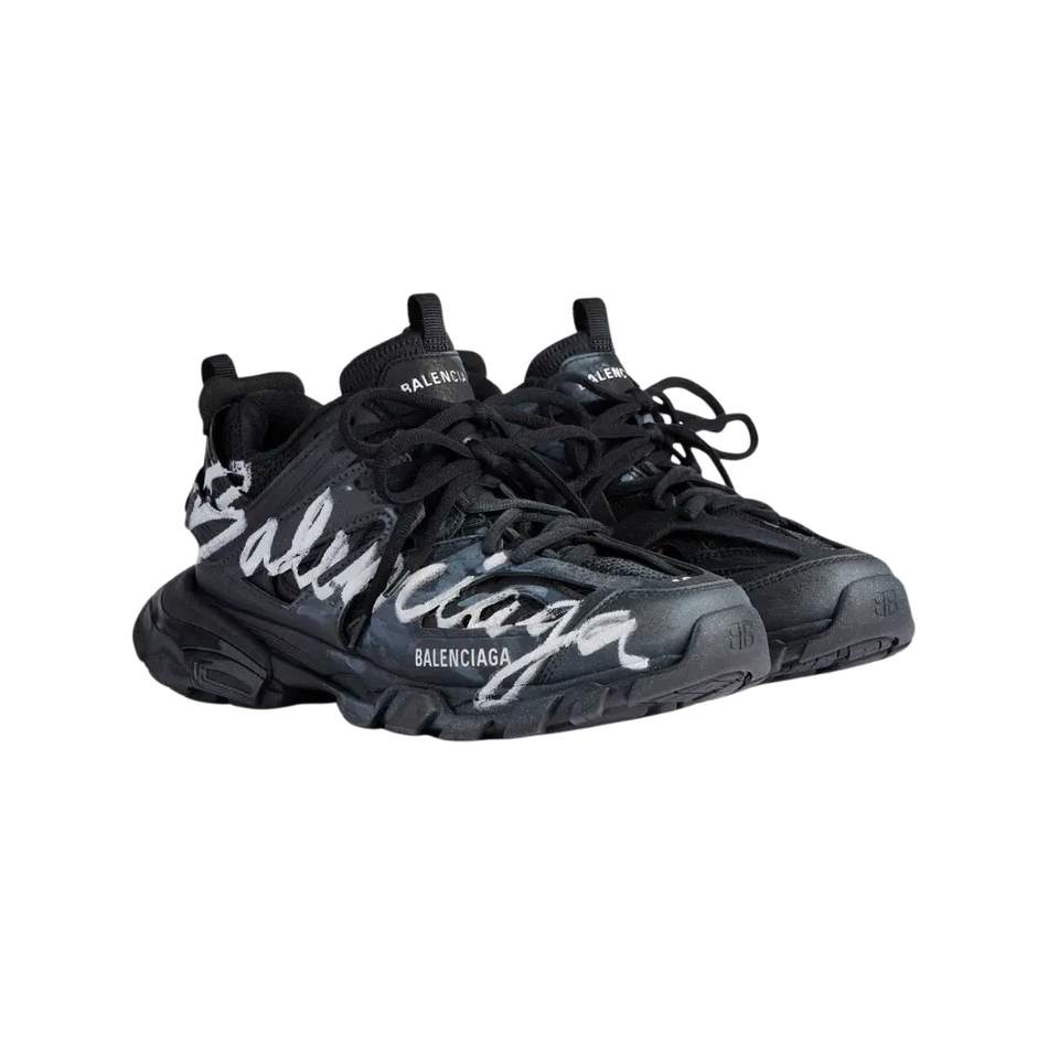 Balenciaga Track Sneaker Signature - Black White