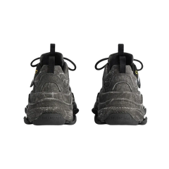 Balenciaga Triple S Canvas Sneaker In Black