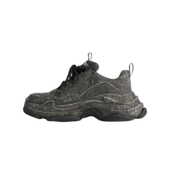 Balenciaga Triple S Canvas Sneaker In Black