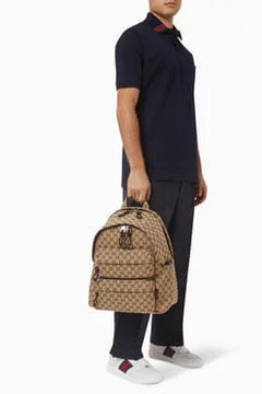 Medium GG Backpack in Canvas