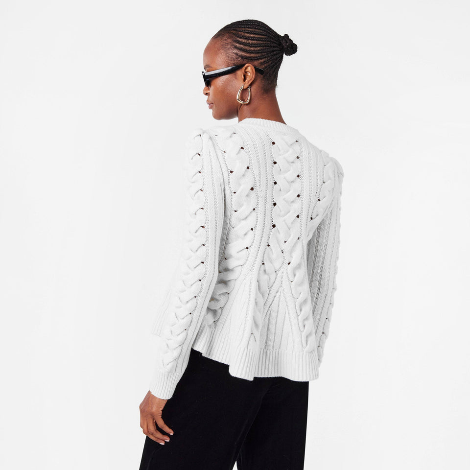 Alex Cable Knit Crew Neck Jumper