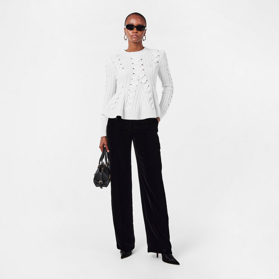 Alex Cable Knit Crew Neck Jumper