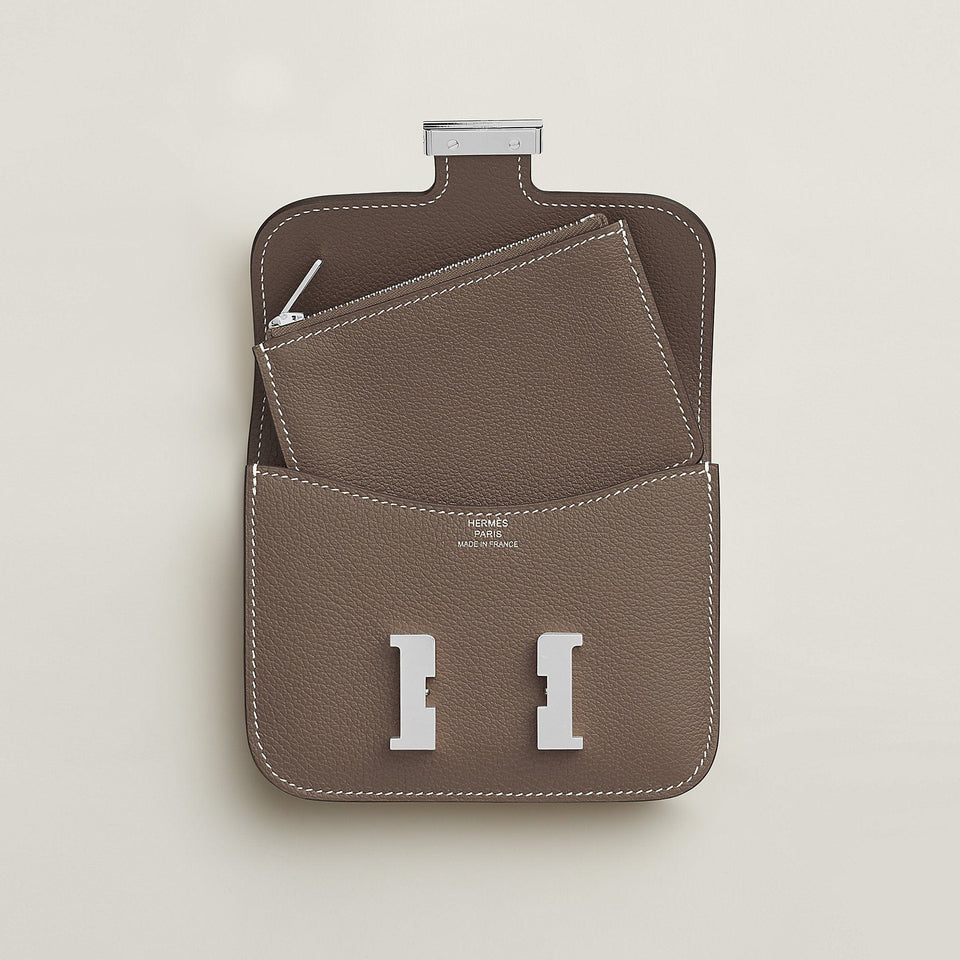 Hermes Constance Slim Wallet Alezan