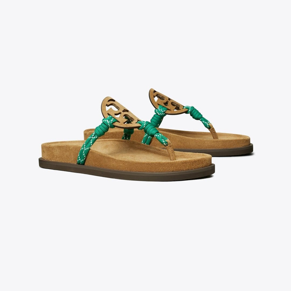 Tory Burch Miller Cloud Rope Sandal ALCE / GREEN MULTI