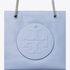 Tory Burch Ella Chain Zip Tote Blue Dawn