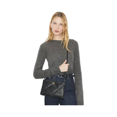 Tory Burch Kira Diamond Quilt Crossbody Bag Black