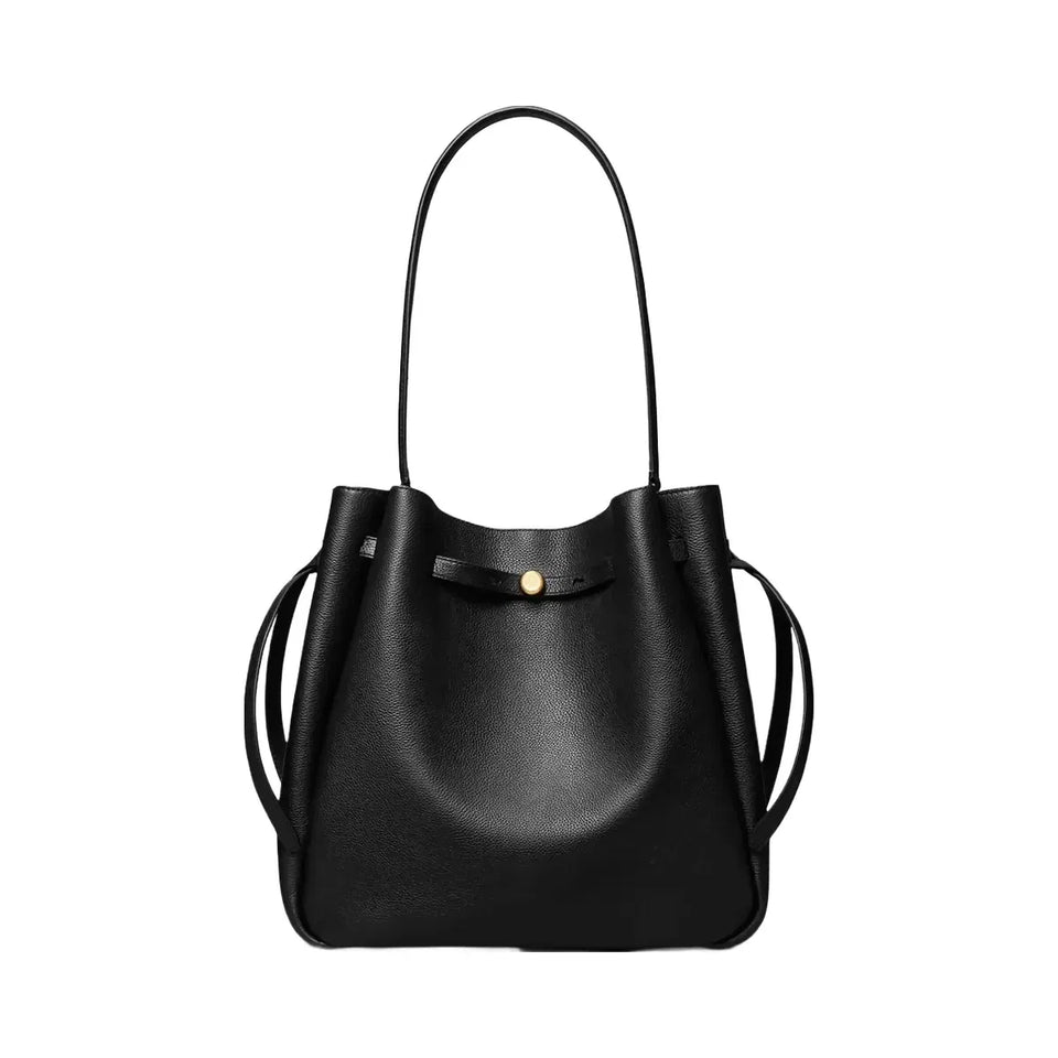 Tory Burch Large Romy Bucket Bag Black