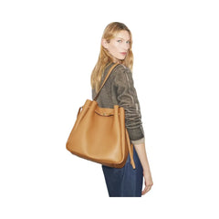 Tory Burch Large Romy Bucket Bag Tiramisu