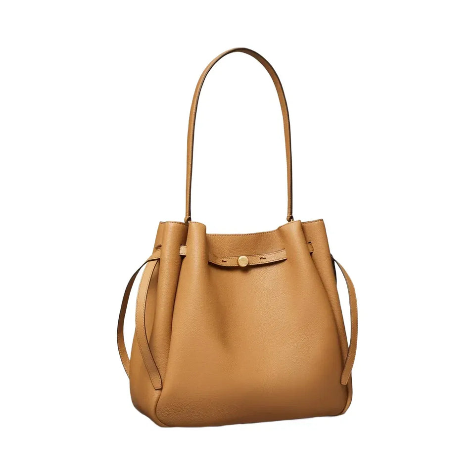 Tory Burch Large Romy Bucket Bag Tiramisu