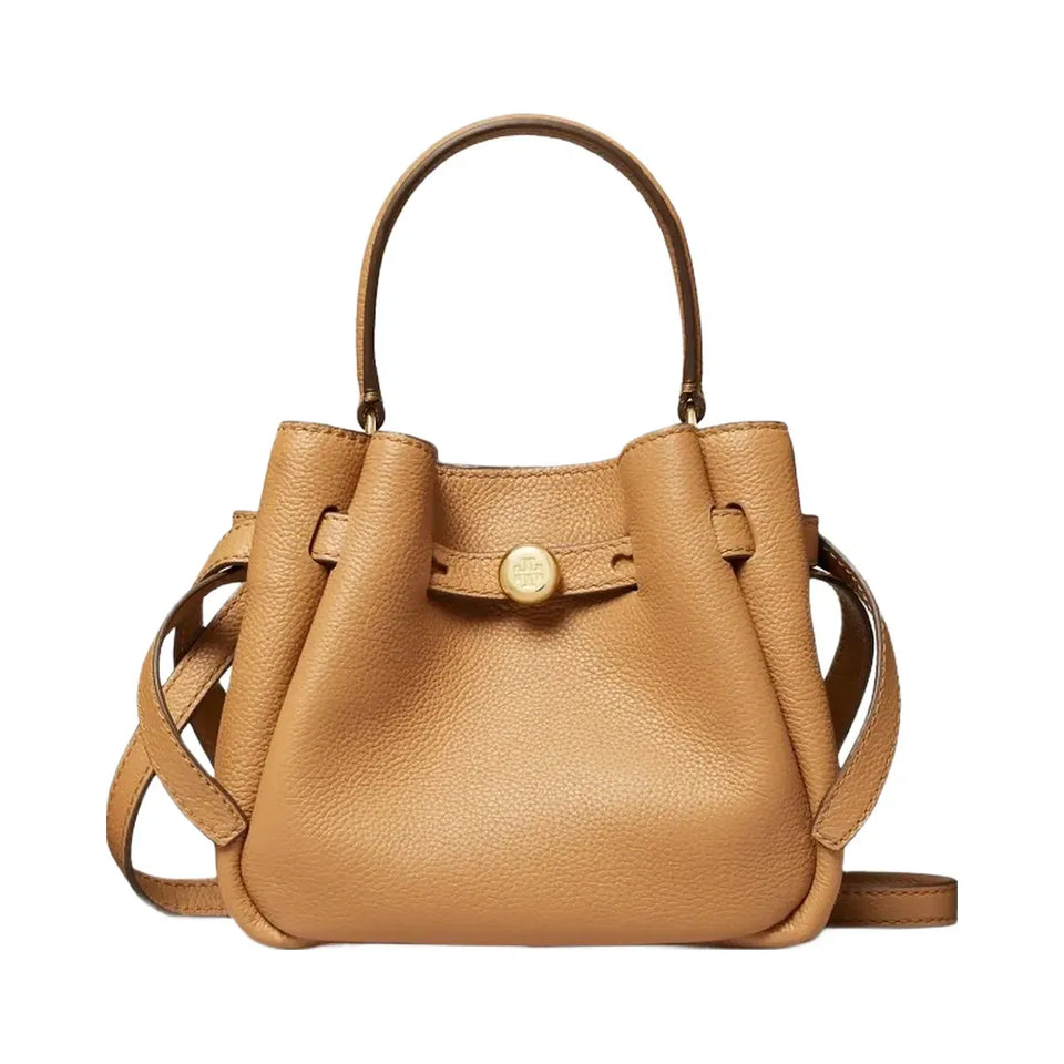 Tory Burch Mini Romy Bucket Bag Tiramisu