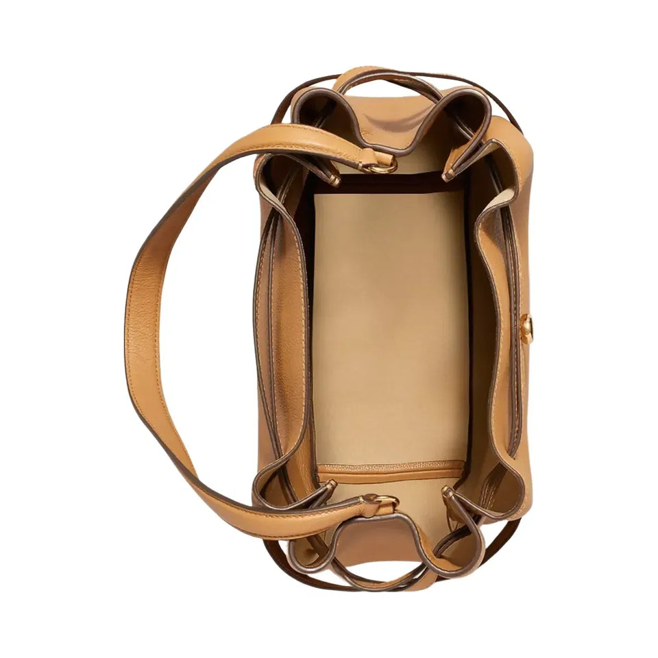 Tory Burch Large Romy Bucket Bag Tiramisu