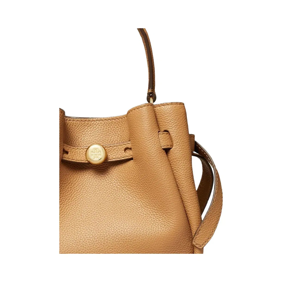 Tory Burch Mini Romy Bucket Bag Tiramisu