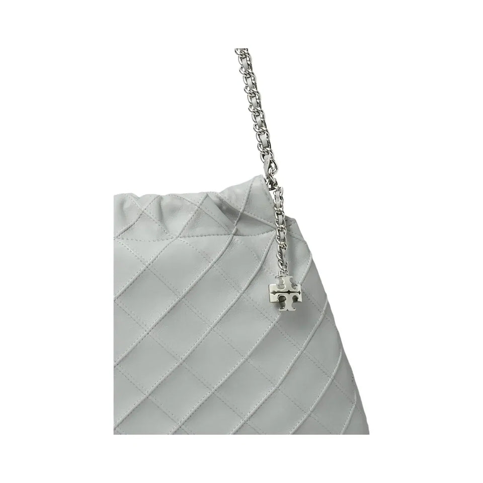 Tory Burch Fleming Soft Hobo Bag Gray
