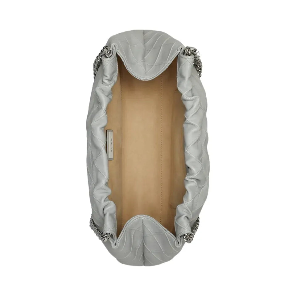 Tory Burch Fleming Soft Hobo Bag Gray