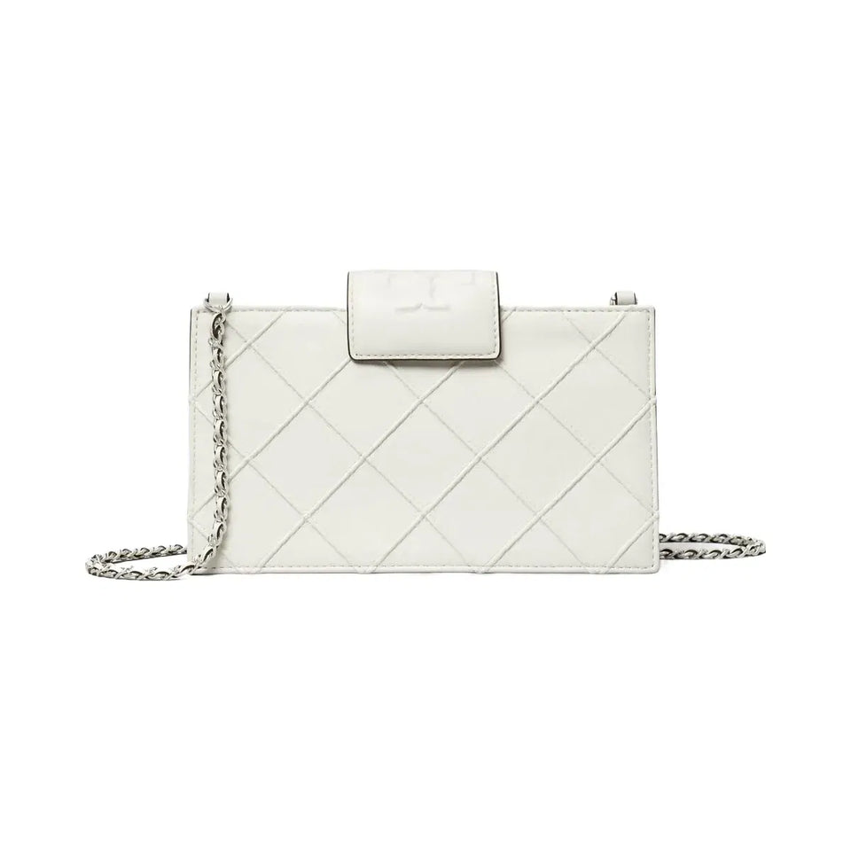 Tory Burch Mini Fleming Crossbody Blanc
