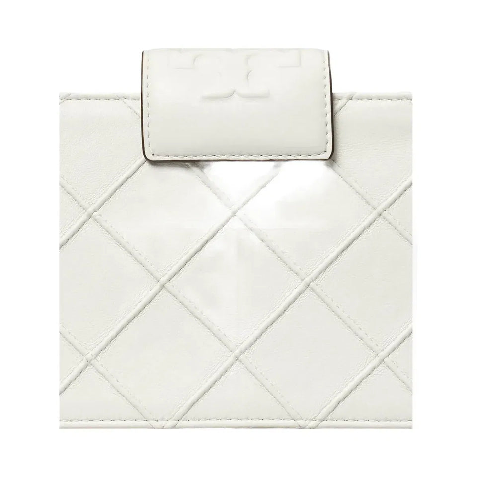 Tory Burch Mini Fleming Crossbody Blanc