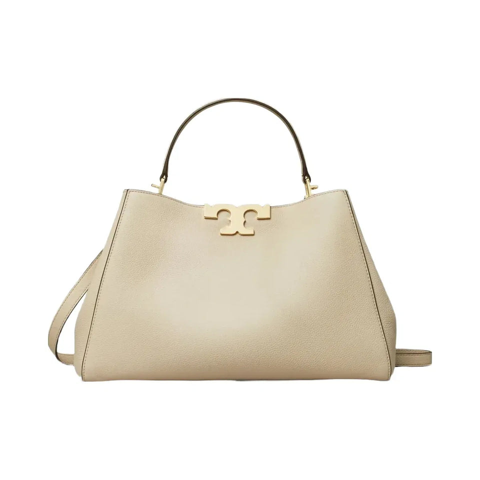 Tory Burch Eleanor Soft Satchel Light Stone