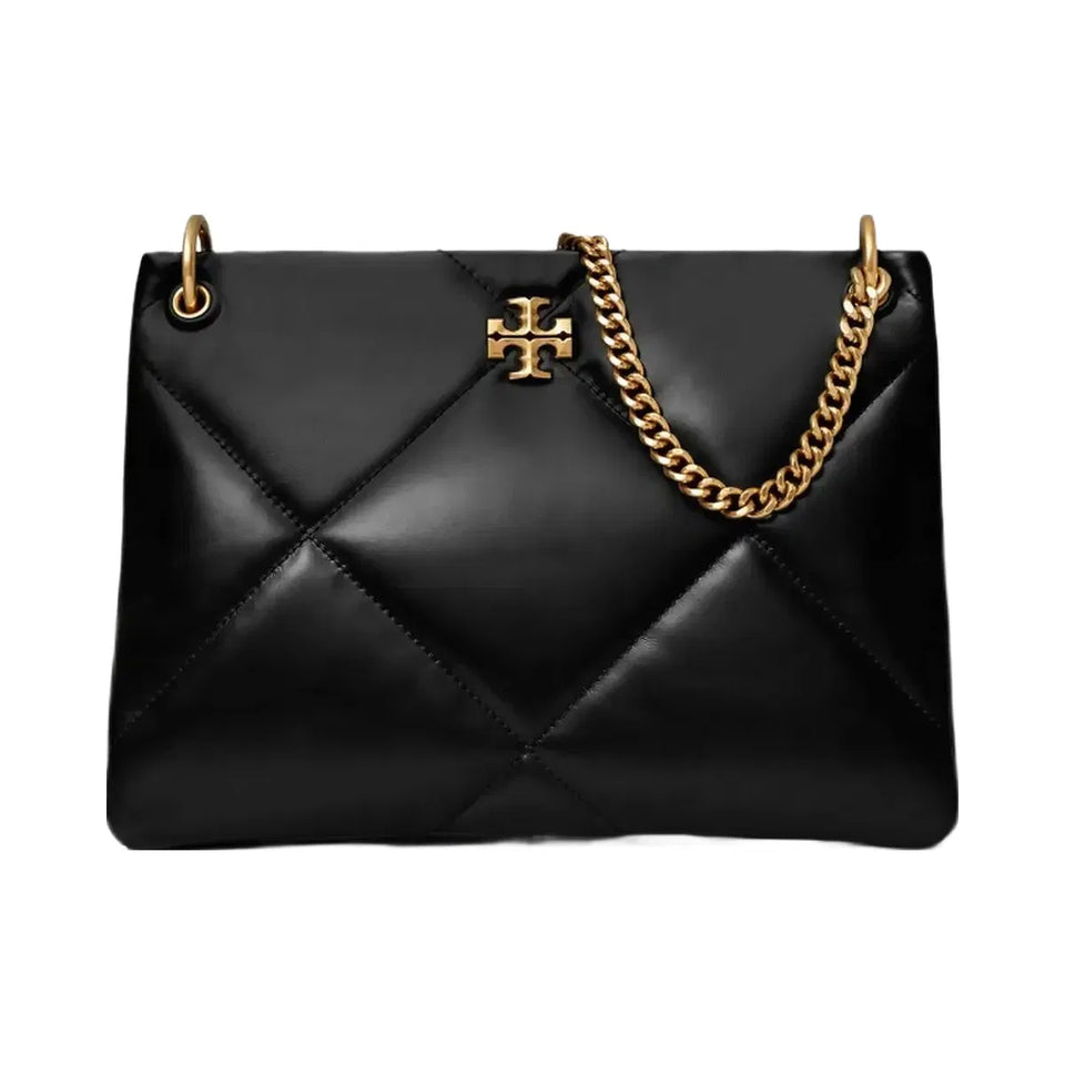 Tory Burch Small Kira Diamond Quilt Shoulder Bag Black
