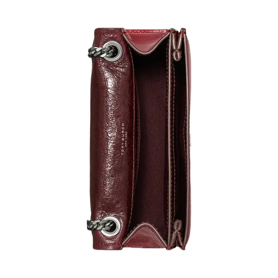 Tory Burch Mini Kira Turnlock Shoulder Bag Red