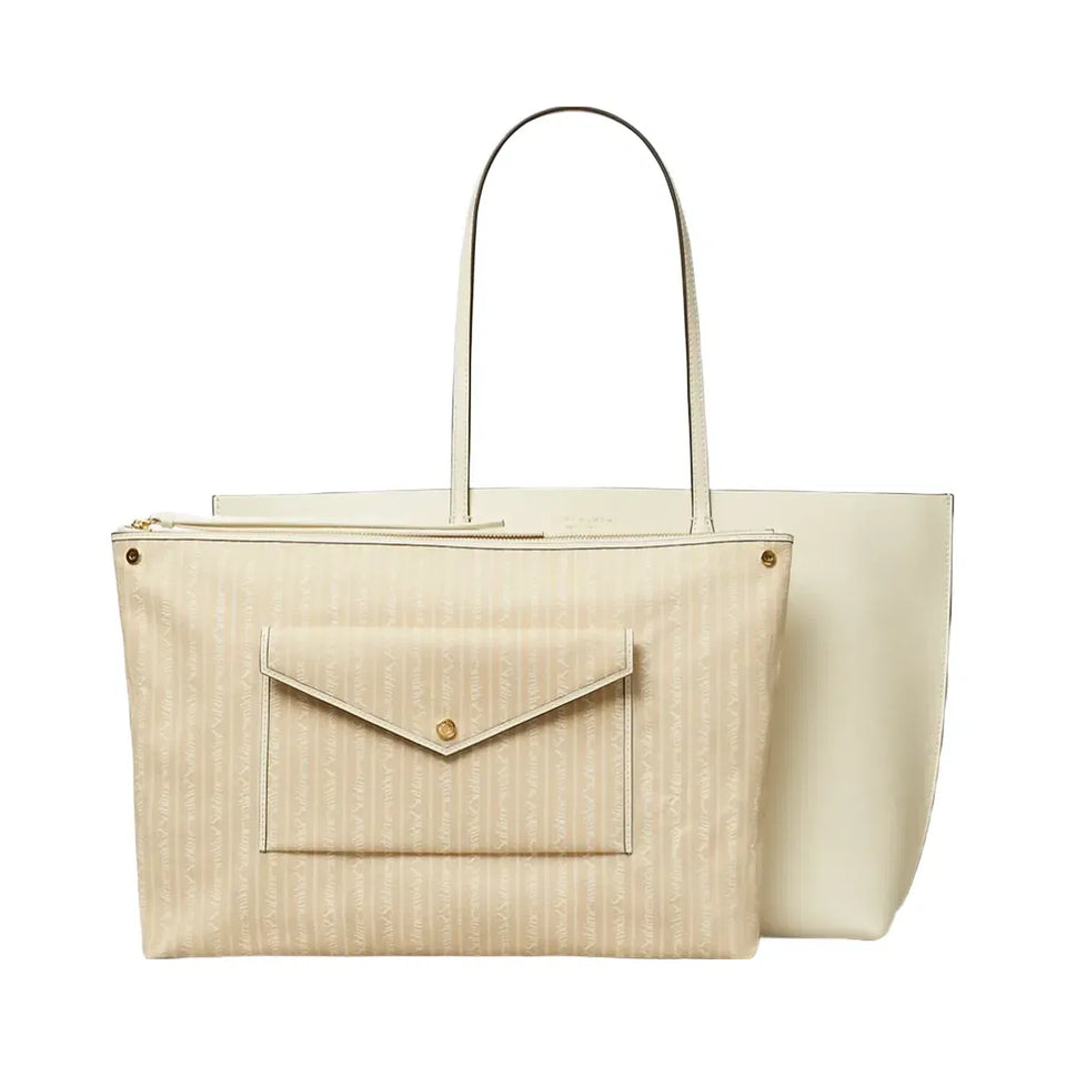 Tory Burch Perry Tote Warm White