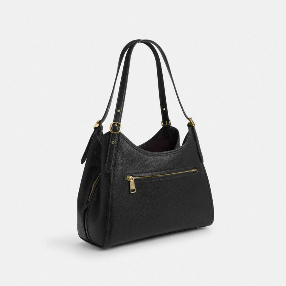 Coach Erin Shoulder Bag Gold Black