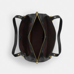 Coach Erin Shoulder Bag Gold Black