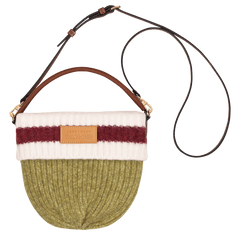 Longchamp Le Pliage Collection Crossbody bag Pistachio/Burgundy