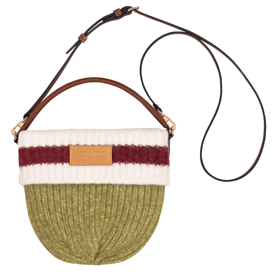 Longchamp Le Pliage Collection Crossbody bag Pistachio/Burgundy