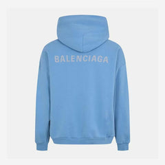 Balenciaga Men's Medium Hoodie Blue