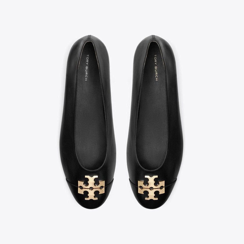 Tory Burch Charlie Ballet PERFECT BLACK / GOLD