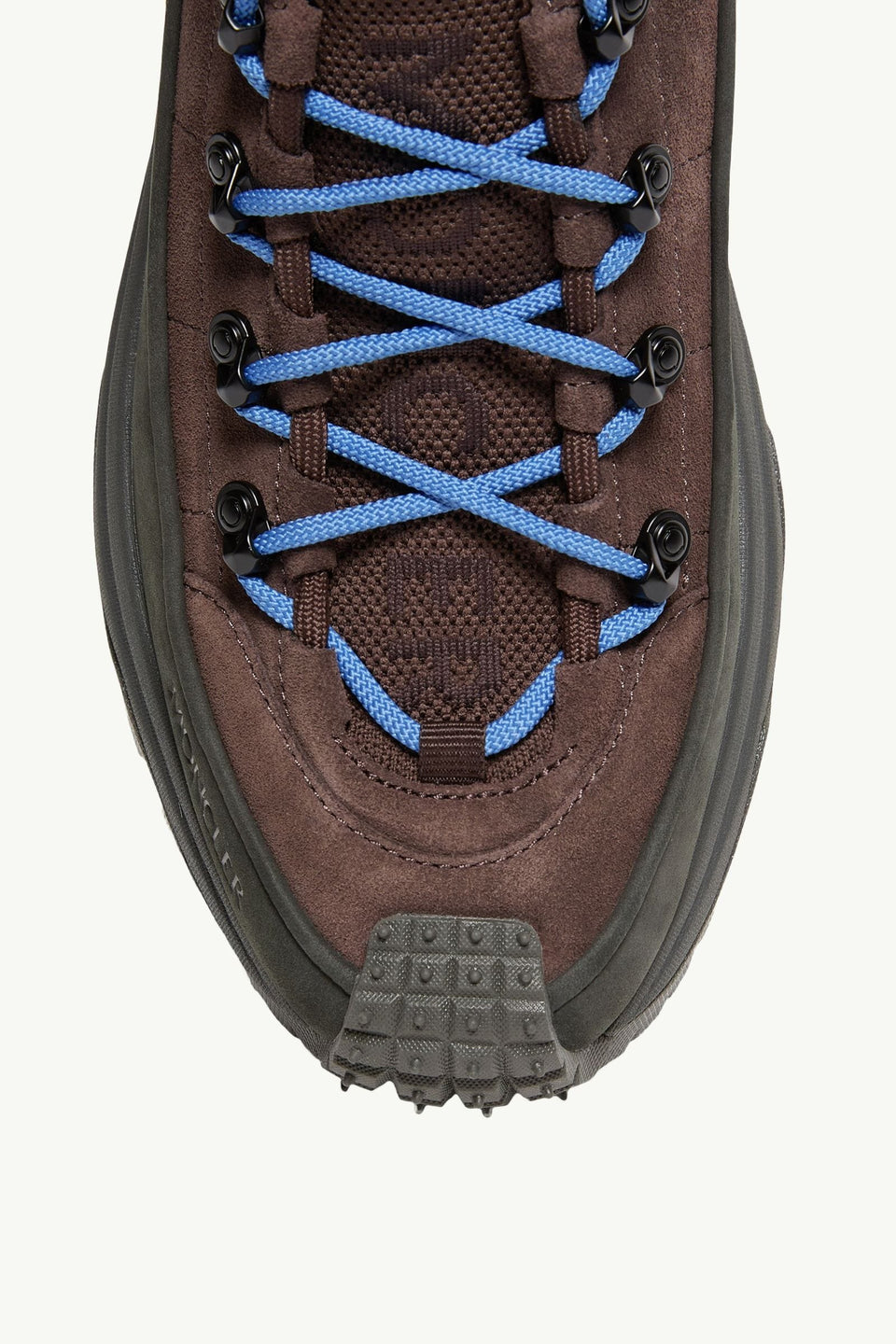 Moncler Trailgrip Lite3  Suede Sneakers Brown