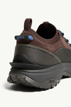 Moncler Trailgrip Lite3  Suede Sneakers Brown