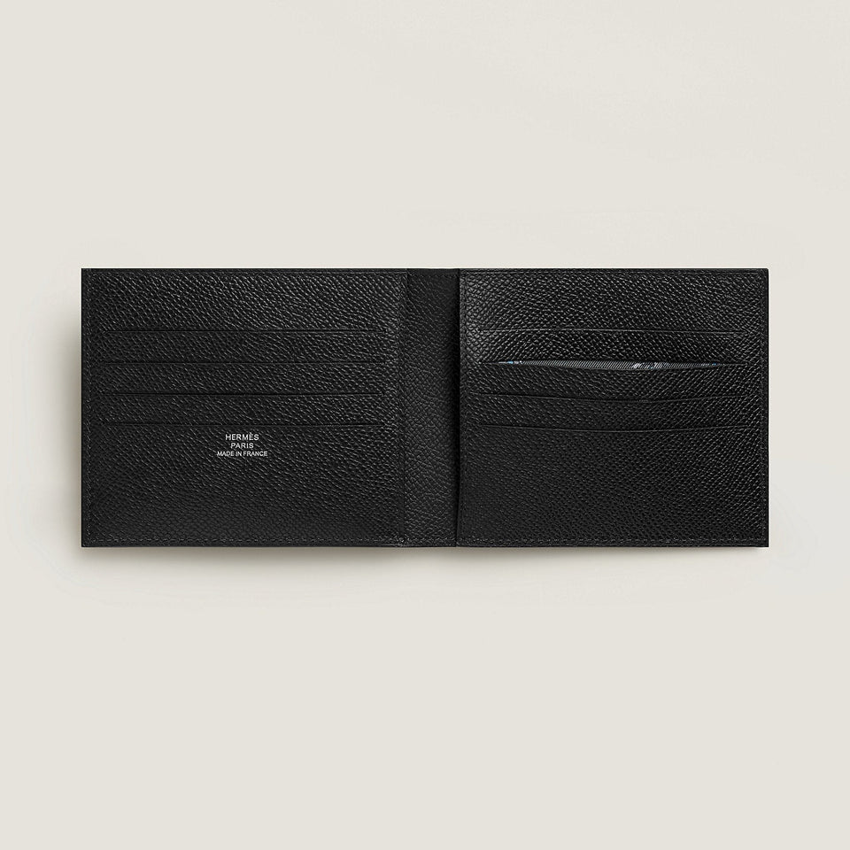 Hermes Citizen Twill Compact Card Holder