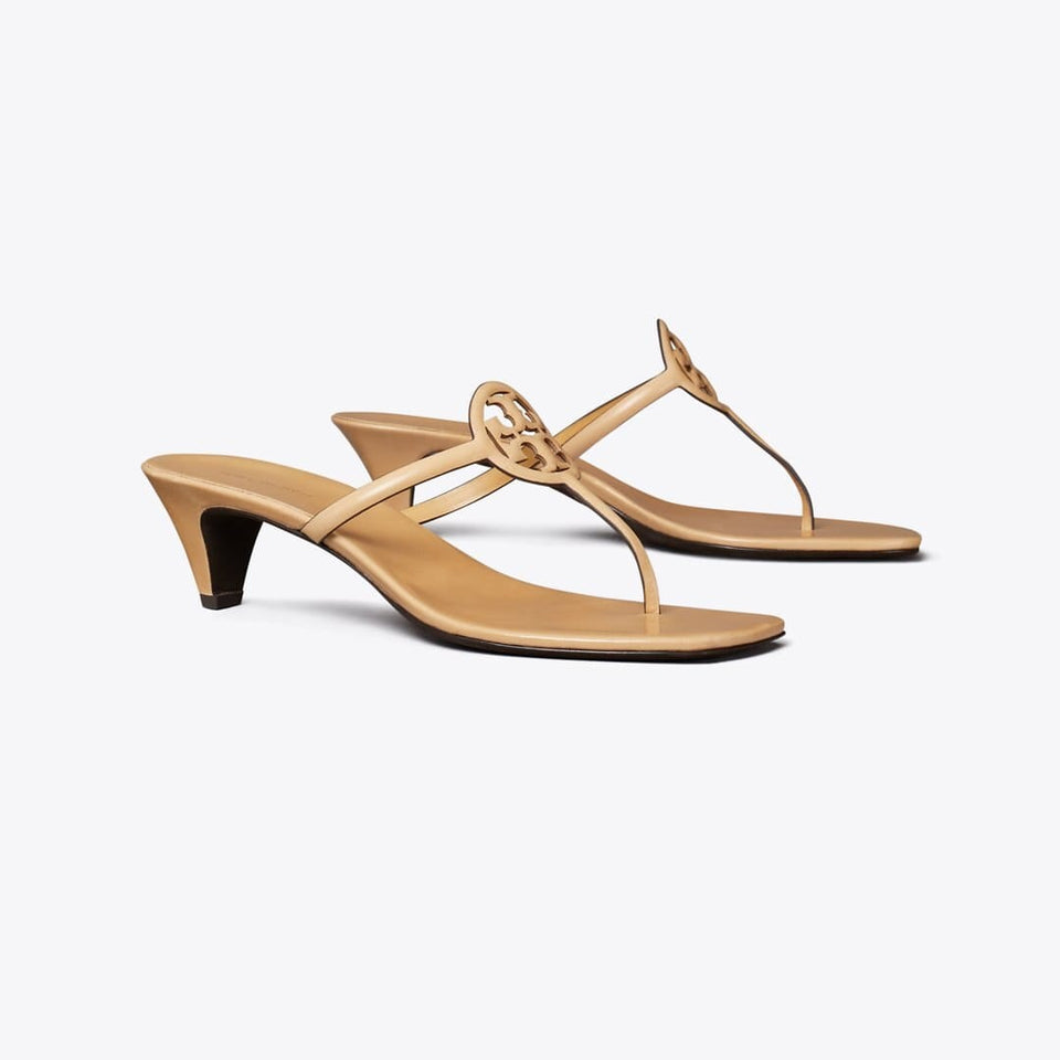 Tory Burch Miller Capri Kitten Heel HONEYCOMB TAN / HONEYCOMB TAN