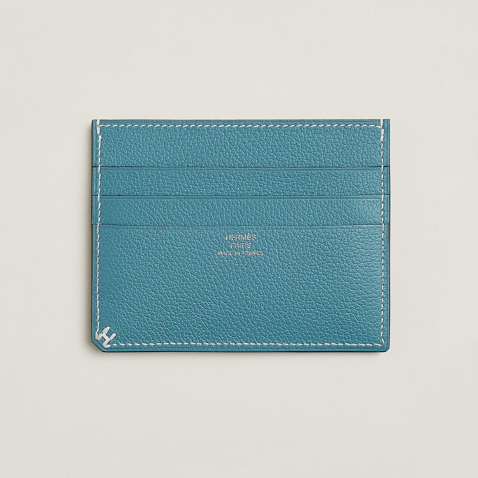 Hermes H Sellier Card Holder Noir