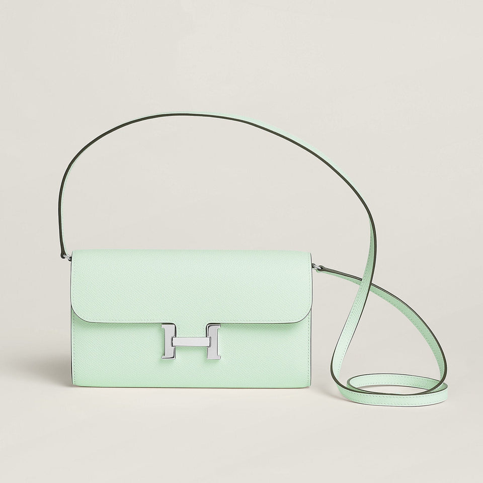 Hermes Constance To Go Wallet Bleu Thalassa
