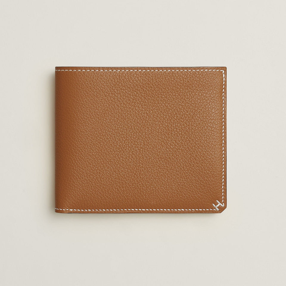 Hermes H Sellier Compact Wallet Noir