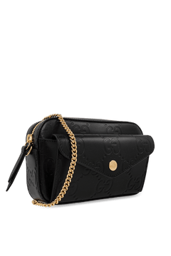 Gucci BLACK ‘GG Super Mini’ Shoulder Bag
