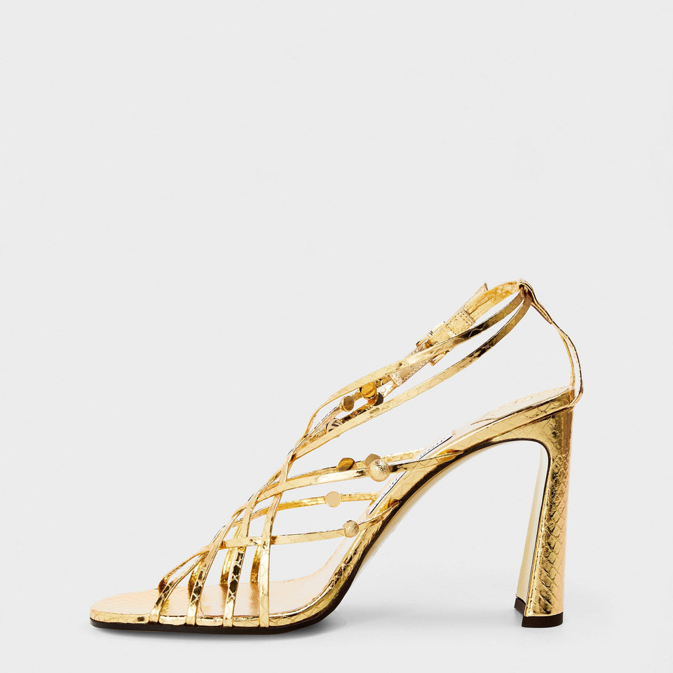 Felice 95 Sculptural Heeled Sandals