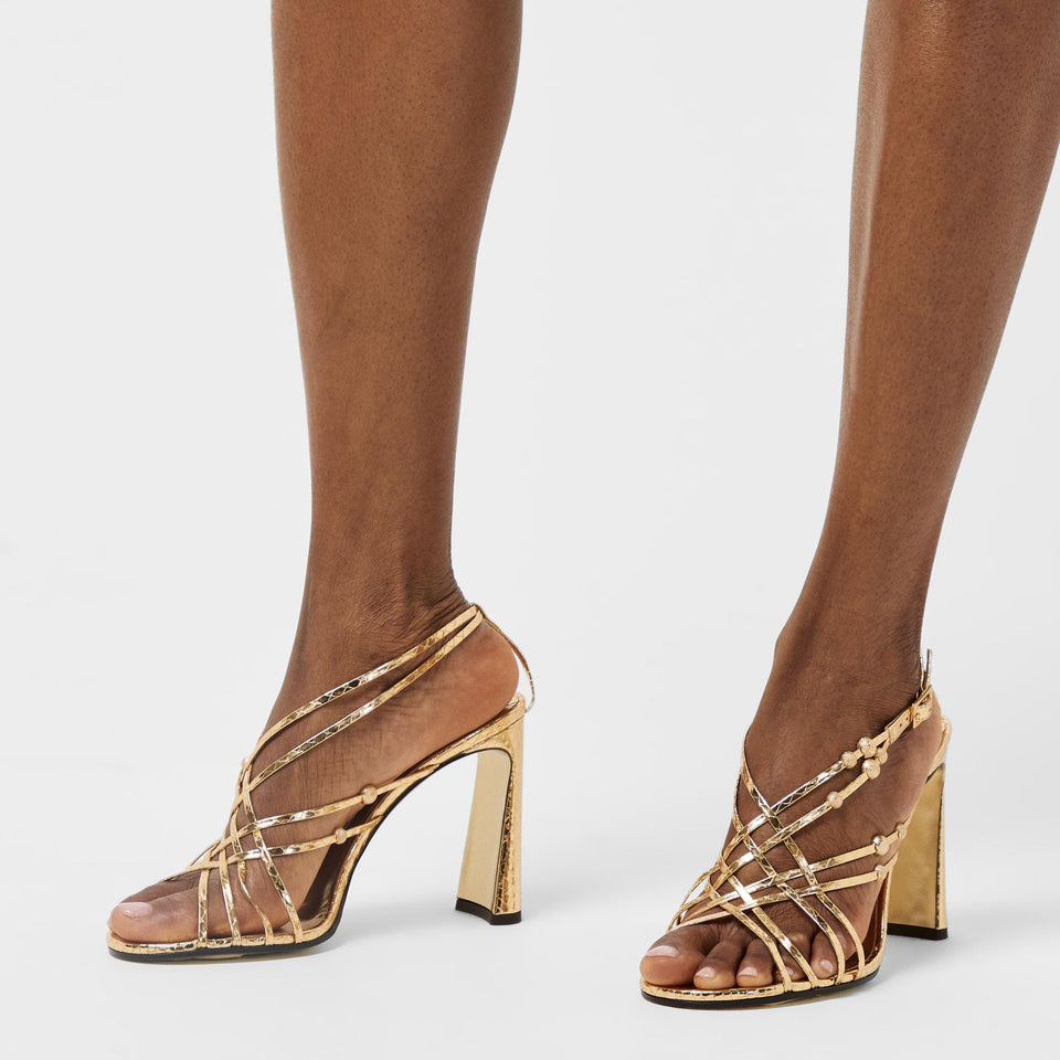 Felice 95 Sculptural Heeled Sandals