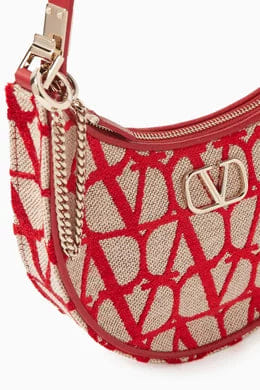 Mini Hobo Bag in VLogo Toile Iconographe