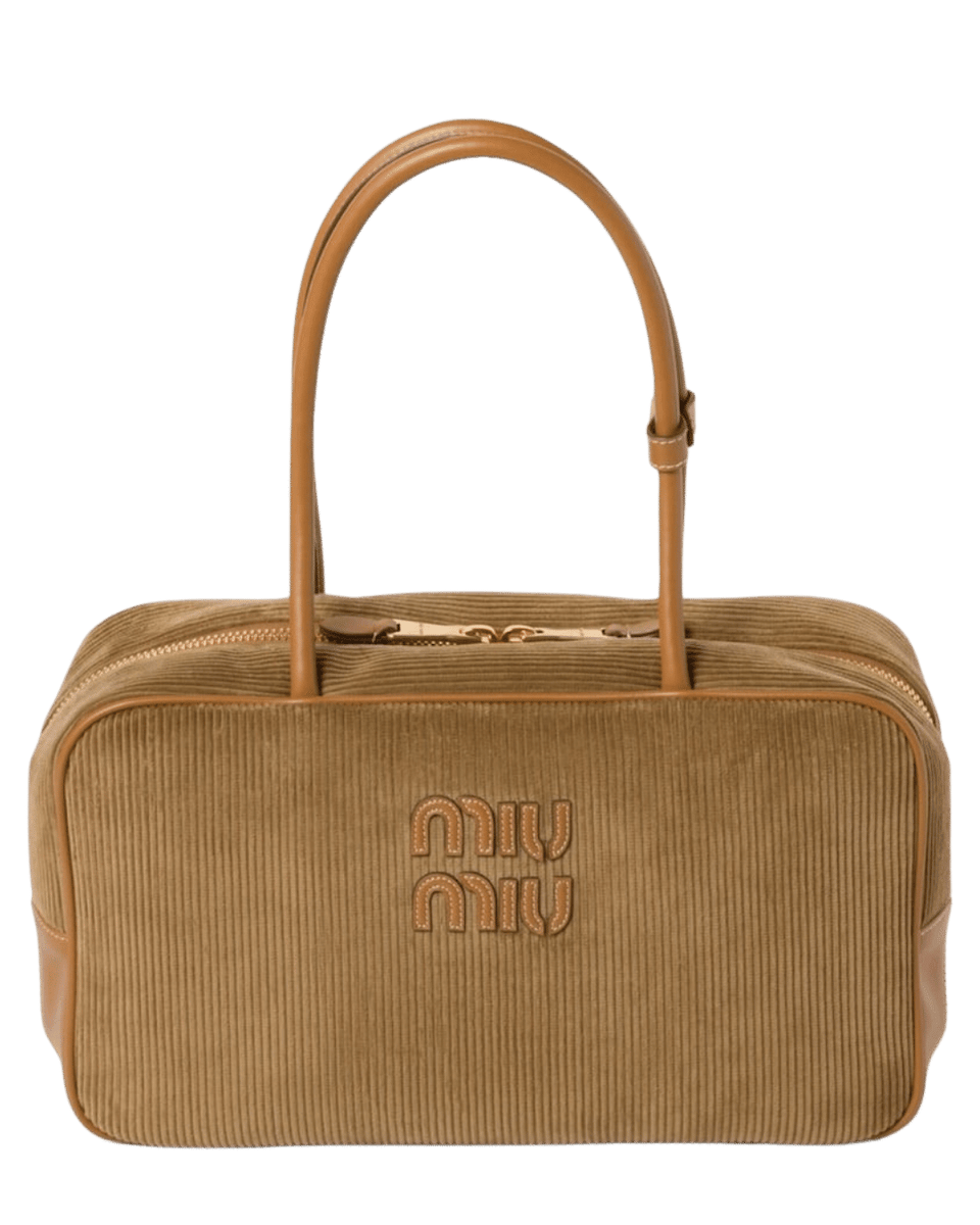 Corduroy Beau Top-Handle Bag