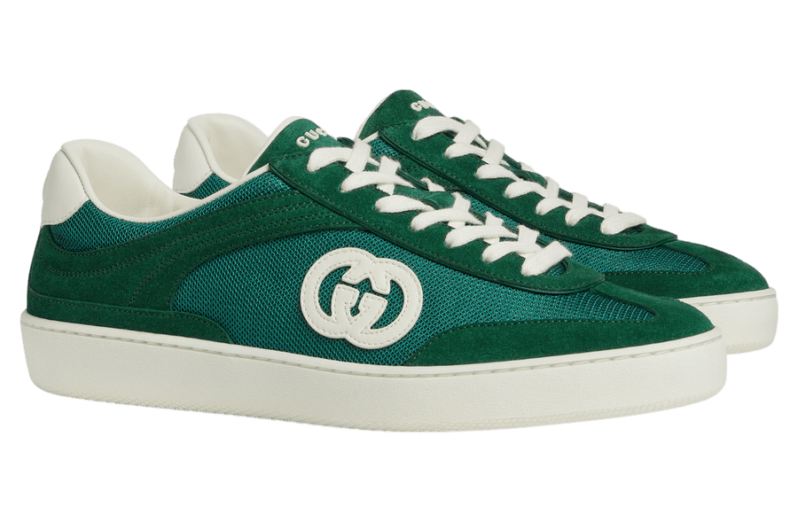 Gucci Interlocking G Sneaker Green Suede