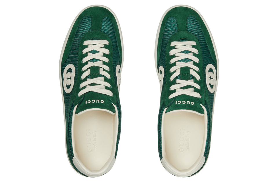 Gucci Interlocking G Sneaker Green Suede