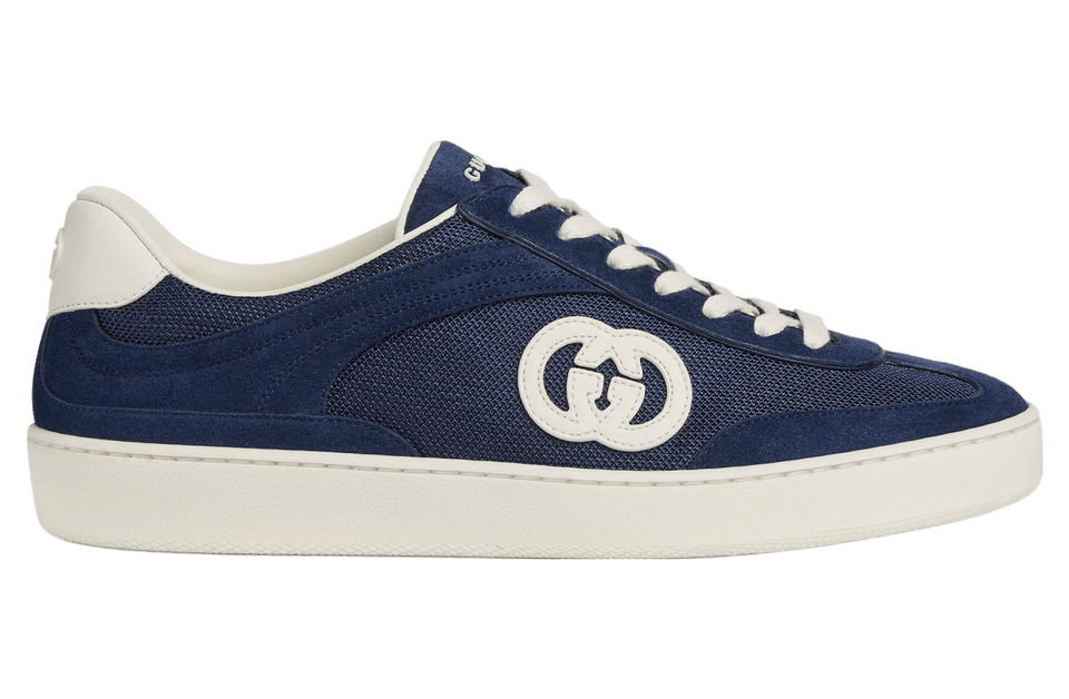 Gucci Interlocking G Sneaker Blue Suede
