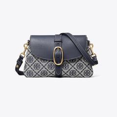 Tory Burch T Monogram Soft Small Shoulder Bag Tory Navy
