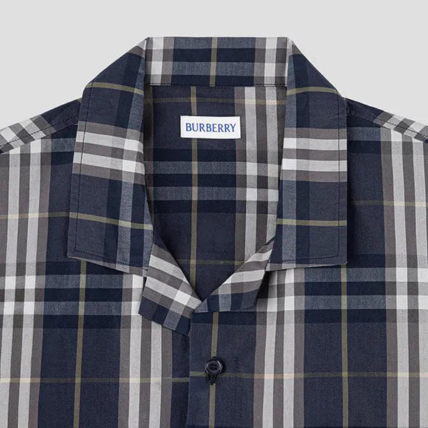 Burberry Men's Check In Shirt Camisa